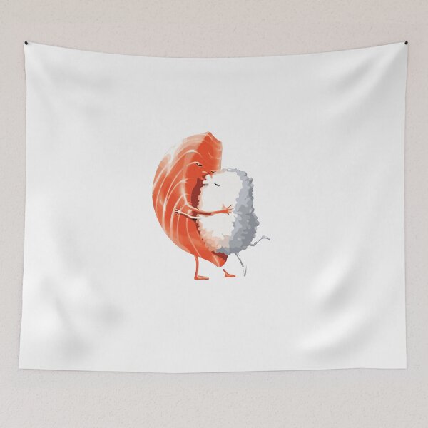 Item preview, Funny Loving as Saumon Couple - Sushi Hug  Gifts ,Gift Mom,Gift dad,Gift friend Funny Art Design Happy Apparel Essential Inspiration Joy Mood designed and sold by DesignByHeartUK.
