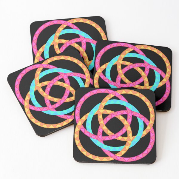 Item preview, Woven Rings- Five Interlocking Rings Pattern (Variant Nineteen) designed and sold by nathanielmeeart.