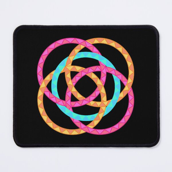 Item preview, Woven Rings- Five Interlocking Rings Pattern (Variant Nineteen) designed and sold by nathanielmeeart.