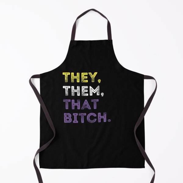 Item preview, Funny They Them Pronouns Non Binary Gender LGBTQ designed and sold by TheStudioBee.