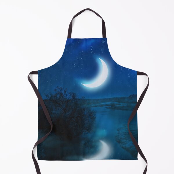 Item preview, Crescent moon over valley designed and sold by AnnArtshock.