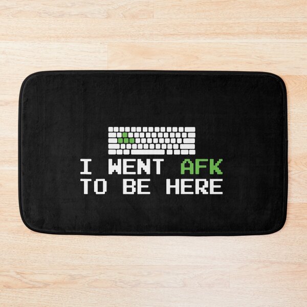 Item preview, I went AFK to be here funny gaming Gifts ,Gift Mom,Gift dad,Gift friend Funny Art Design Happy Apparel Essential Inspiration Joy Mood designed and sold by DesignByHeartUK.