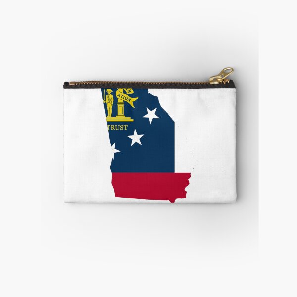 Item preview, Georgia outline with flag designed and sold by rjburke24.