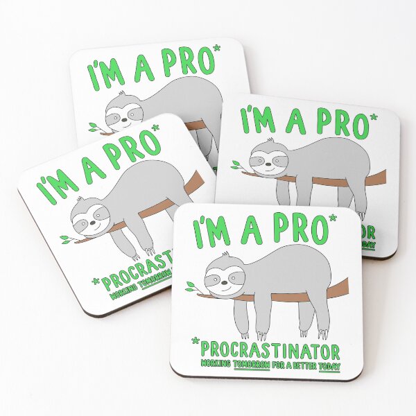Item preview, Sloth procrastinator designed and sold by gabrielpastor.