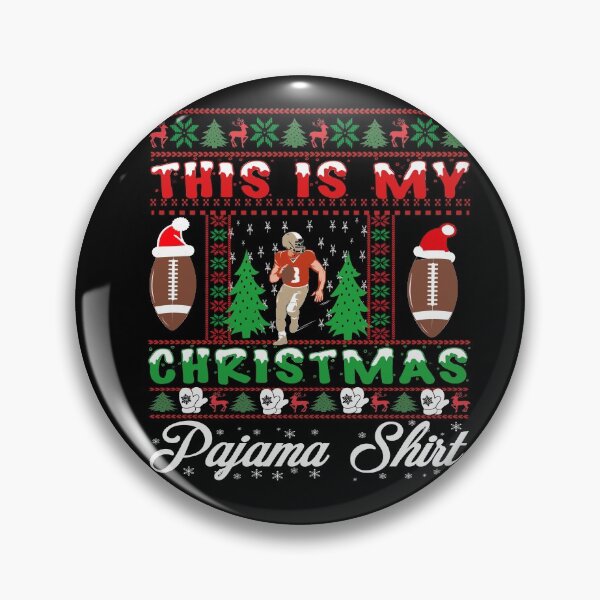 Item preview, Christmas Football Ball Santa Hat Funny Sport Xmas christmas american football designed and sold by ilias13.