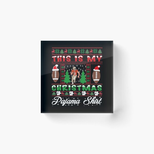 Item preview, Christmas Football Ball Santa Hat Funny Sport Xmas christmas american football designed and sold by ilias13.