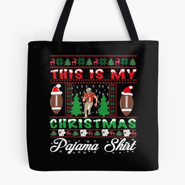 Item preview, Christmas Football Ball Santa Hat Funny Sport Xmas christmas american football designed and sold by ilias13.