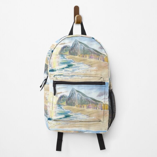 Item preview, Gibraltar Beach with Rock and English Seascape Vibes designed and sold by artshop77.