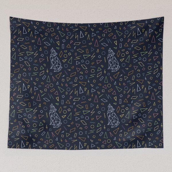 Item preview, Minimal Geometric Wolf designed and sold by The-Fancy-Space.