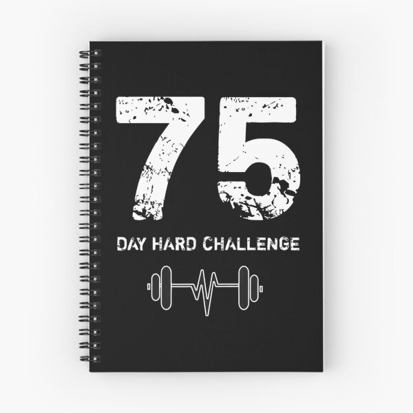Item preview, 75 Day Hard Challenge Workout beginner Motivation healthy designed and sold by MadeleineKoch.