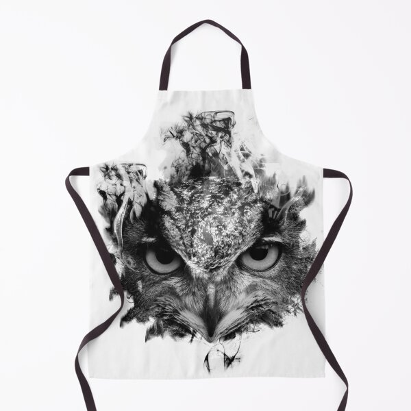 Item preview, Flaming and Smoky Owl Portrait designed and sold by OnigiriDoctor.