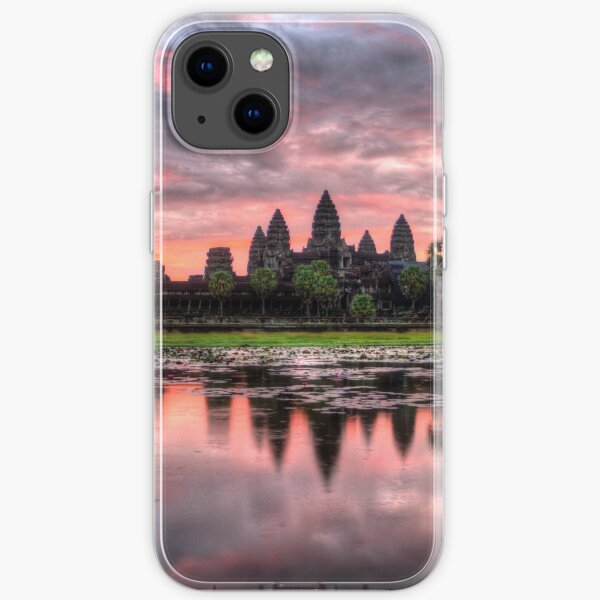 HDR Angkor Wat Sunrise iPhone Soft Case