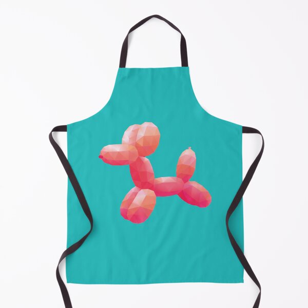 Item preview, Pink Balloon Poodle Dog polygon art designed and sold by polymolystudio.