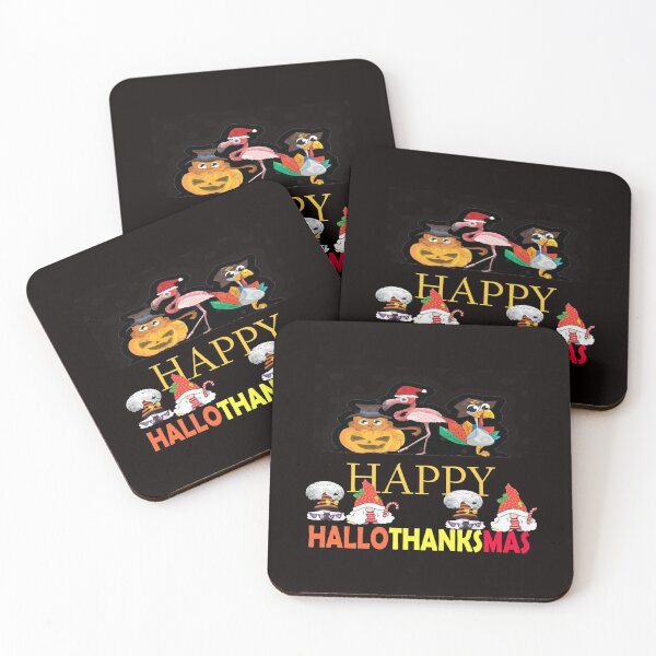 Item preview, holiday happy hallowthanksmas christmas thanksgiving family designed and sold by larajonsene.