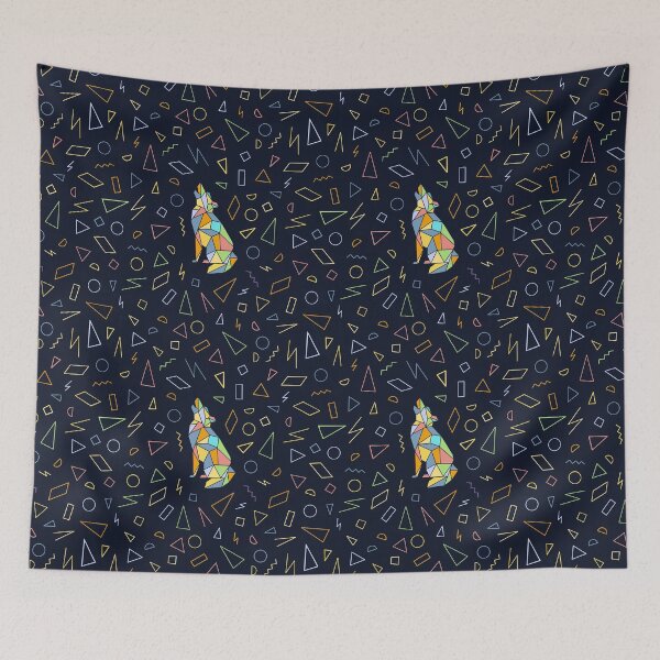 Item preview, Minimal Geometric Wolf designed and sold by The-Fancy-Space.
