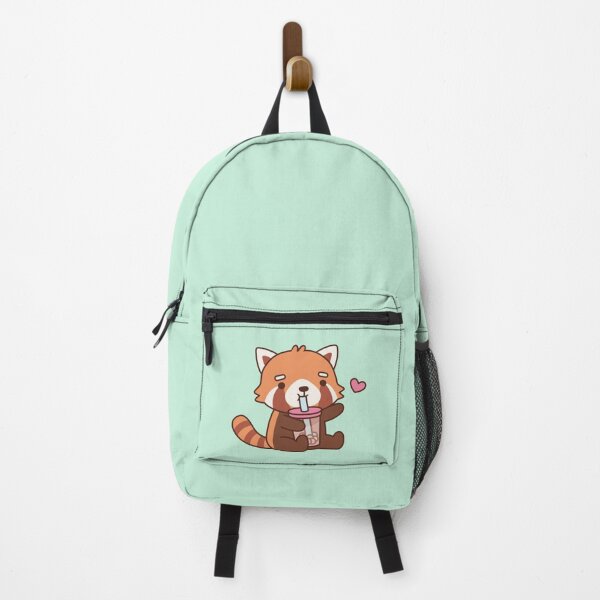 Item preview, Cute Red Panda Loves Bubble Tea designed and sold by rustydoodle.