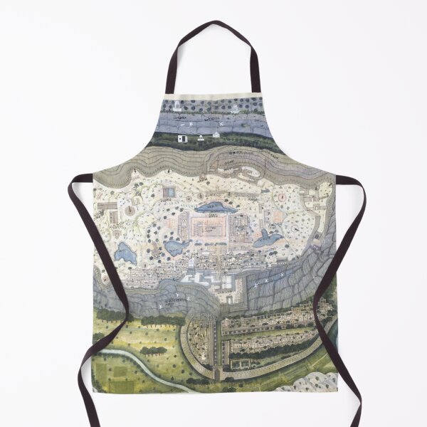 Item preview, Vintage India City Map Illustration designed and sold by JoyforU.