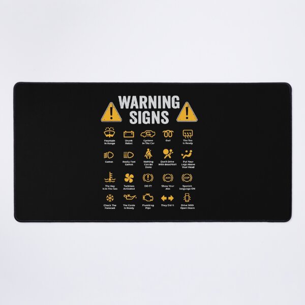 Item preview, Funny Driving Warning Signs Warning Signs 101 Funny Sense of humor Classic Gifts ,Gift Mom,Gift dad,Gift friend Funny Art Design Happy Apparel Essential Inspiration Joy Mood designed and sold by DesignByHeartUK.