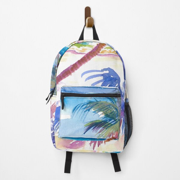 Item preview, Palm Shadow under Caribbean Sun with Beach and Sea designed and sold by artshop77.