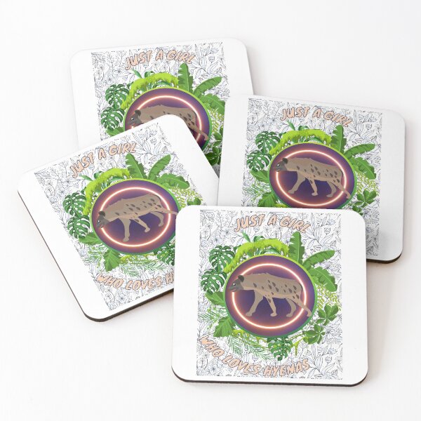 Item preview, Just a girl who loves hyenas - Colorful compositions, art and animals, funny drawings designed and sold by AdvanceDesign.