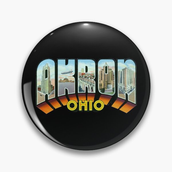 Item preview, Akron Ohio OH Retro Vintage Souvenir  designed and sold by Studio520.