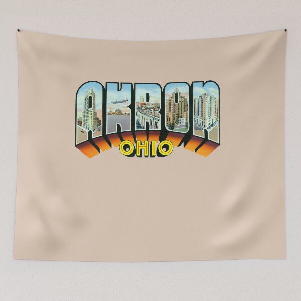Item preview, Akron Ohio OH Retro Vintage Souvenir  designed and sold by Studio520.