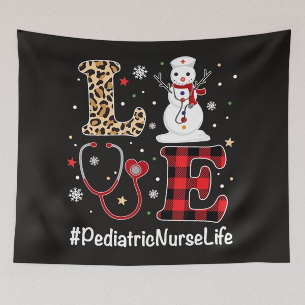 Item preview, Pediatric nurse life love christmas snow designed and sold by Themngocbao.