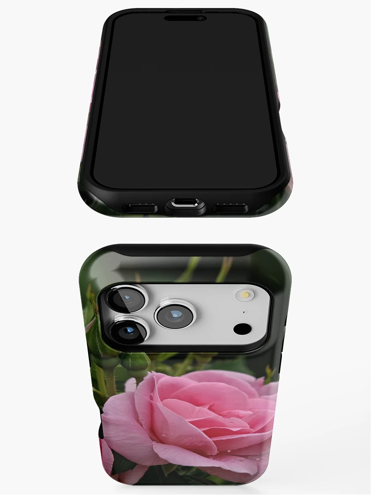 Thumbnail 3 of 4, iPhone Case, Pink Roses designed and sold by Michael Cummings.