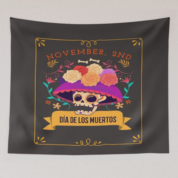 Item preview, Dia De Los Muertos Cempasuchil Flowers Day of The Dead designed and sold by LMcDs.