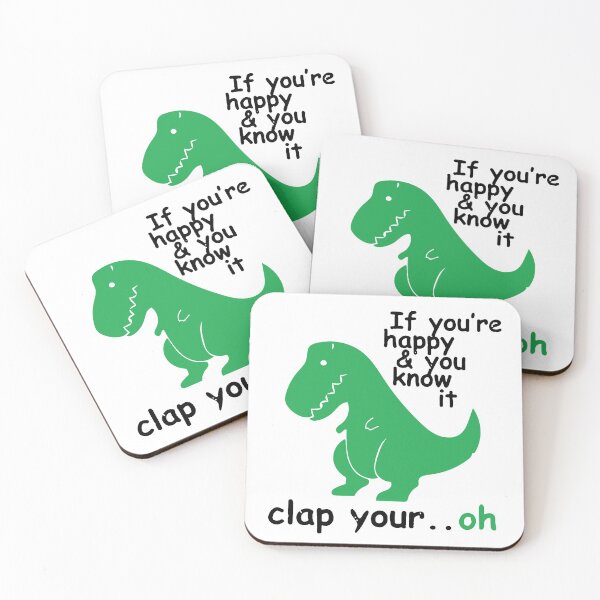 Item preview, if you are happy and you know it clap y our oh Art Design Happy Apparel Essential Inspiration Joy Mood designed and sold by DesignByHeartUK.
