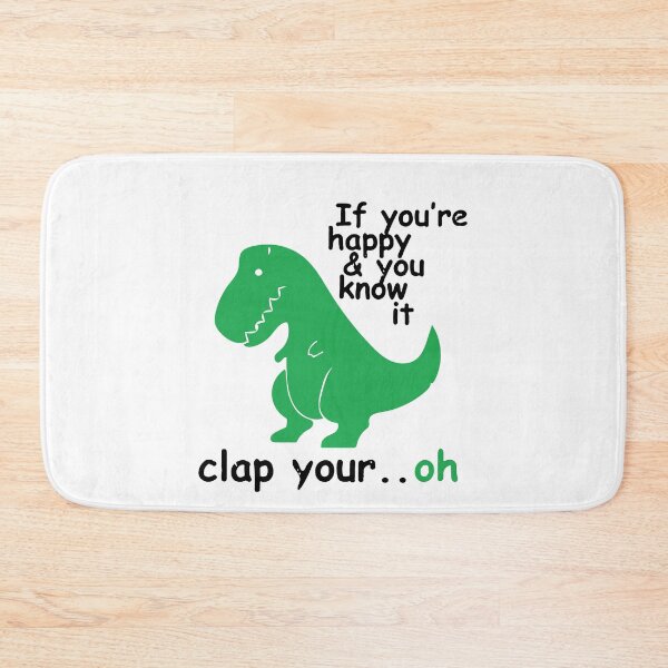 Item preview, if you are happy and you know it clap y our oh Art Design Happy Apparel Essential Inspiration Joy Mood designed and sold by DesignByHeartUK.