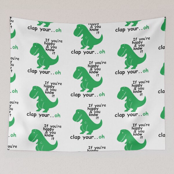 Item preview, if you are happy and you know it clap y our oh Art Design Happy Apparel Essential Inspiration Joy Mood designed and sold by DesignByHeartUK.