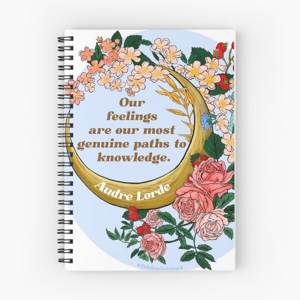 Item preview, Our Feelings Are Our Most Genuine Paths To Knowledge, Audre Lorde designed and sold by fabfeminist.