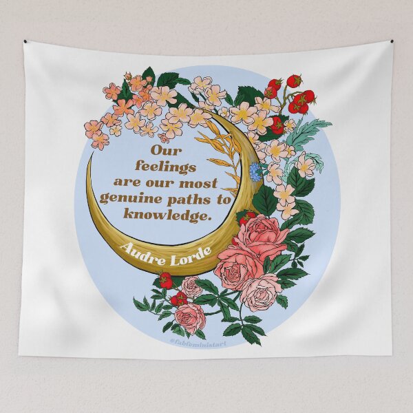 Item preview, Our Feelings Are Our Most Genuine Paths To Knowledge, Audre Lorde designed and sold by fabfeminist.