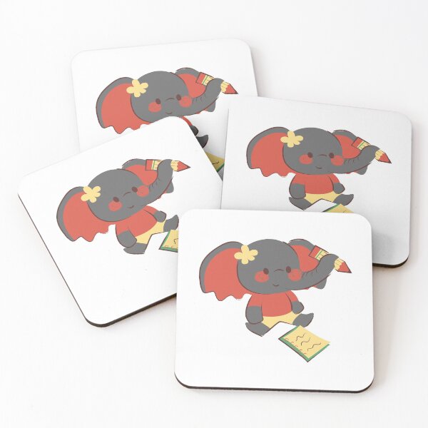 Item preview, Elephant Lovers : Cute Elephant Writes with A pencil designed and sold by MoaaStore.