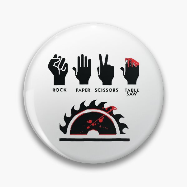 Item preview, Rock paper Scissors Table Saw Funny Art Design Happy Apparel Essential Inspiration Joy Mood designed and sold by DesignByHeartUK.