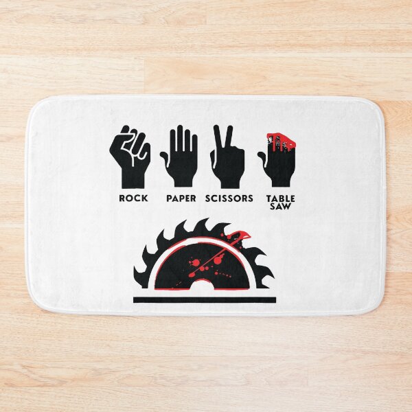 Item preview, Rock paper Scissors Table Saw Funny Art Design Happy Apparel Essential Inspiration Joy Mood designed and sold by DesignByHeartUK.