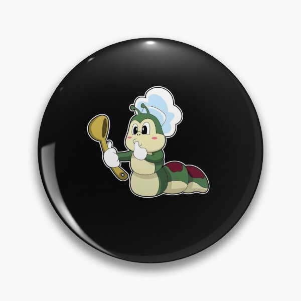 Item preview, Caterpillar as Chef with Wooden spoon designed and sold by Snabdesign84.