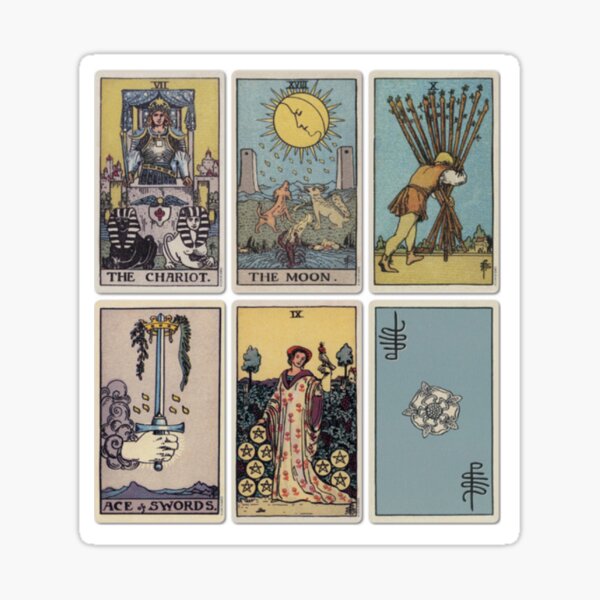 Item preview, 6 Tarot Card designed and sold by Phantastique Boutique.