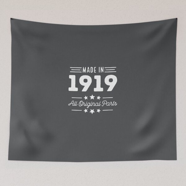 Item preview, Made In 1919 All Original Parts 97th Birthday Gift T-Shirt designed and sold by AlwaysAwesome.