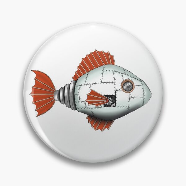 Item preview, MechFish designed and sold by BritlandArt.