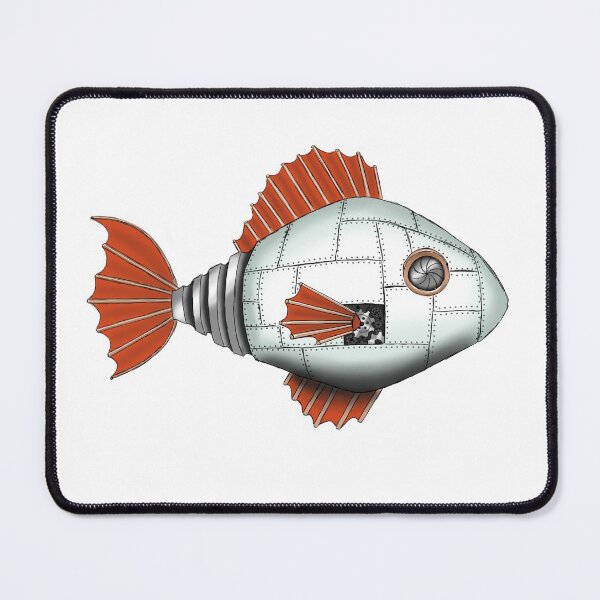 Item preview, MechFish designed and sold by BritlandArt.