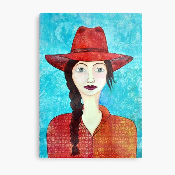 Beverley Gelli Print Metal Print