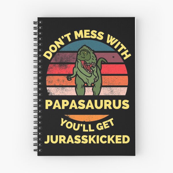 Item preview, Don't Mess With Papasaurus You'll Get Jurasskicked - Funny Dinosaur Lover Father's Day Gift designed and sold by ExploreTheStore.