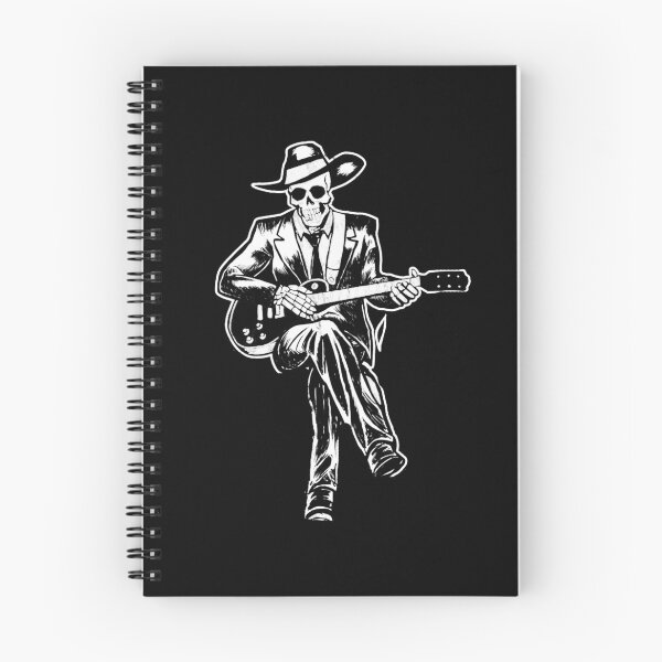 Artikelvorschau, Vintage Bluesman Skeleton Guitar Player  entworfen und verkauft von TeddyTees21.