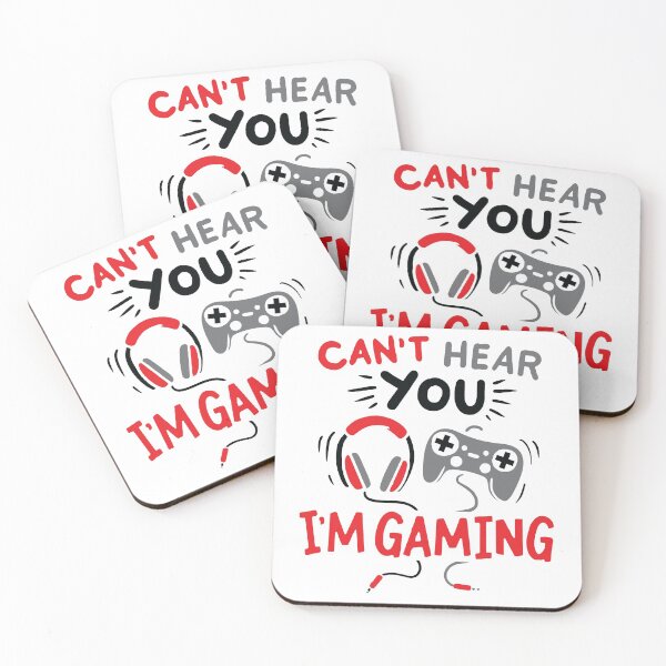 Item preview, I can not hear you i am gaming can't hear i'm gaming funny gamming Gift friend Funny Art Design Happy Apparel Essential Inspiration Joy Mood designed and sold by DesignByHeartUK.