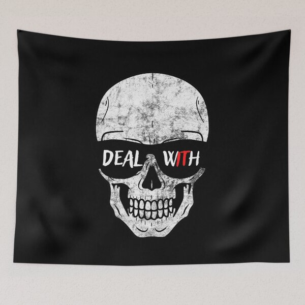 Item preview, Deal With It Skull designed and sold by INSOMNIAC101.