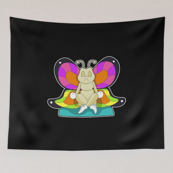 Item preview, Butterfly at Yoga in Cross-legged designed and sold by Snabdesign84.