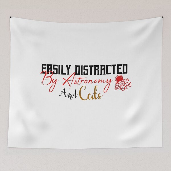 Item preview, Easily Distracted By Astronomy And Cats designed and sold by Mehdi Art.