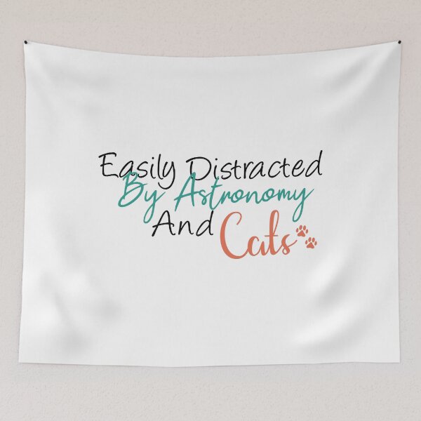 Item preview, Easily Distracted By Astronomy And Cats designed and sold by Mehdi Art.